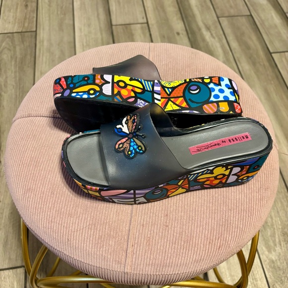 Melissa colorful Platform Y2K Sandals - Picture 10 of 11